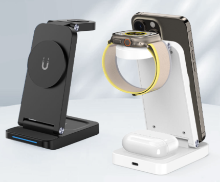 3 in 1 Foldable Wireless Charger Fast Charging Station