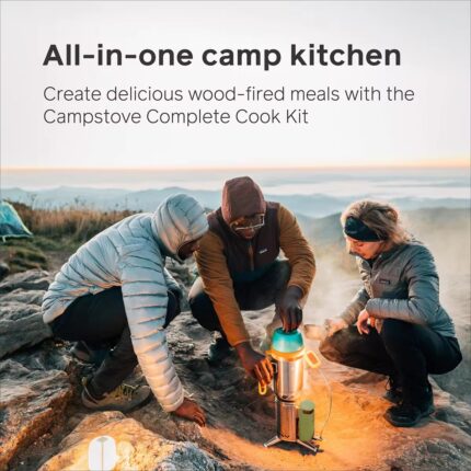 Portable Hiking Burner Machine Eco-Friendly Camping USB Charging Generating Furnace