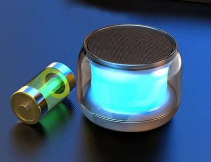 Portable Bluetooth Speakers with Colorful Lights