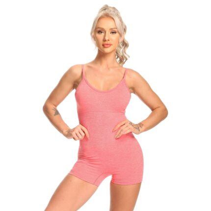 Women Fitness Rompers Sexy One Piece Strap