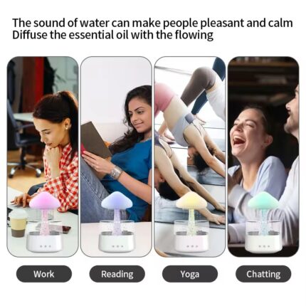 cool mist UMIFICADOR aroma oil difusores rain humidifier