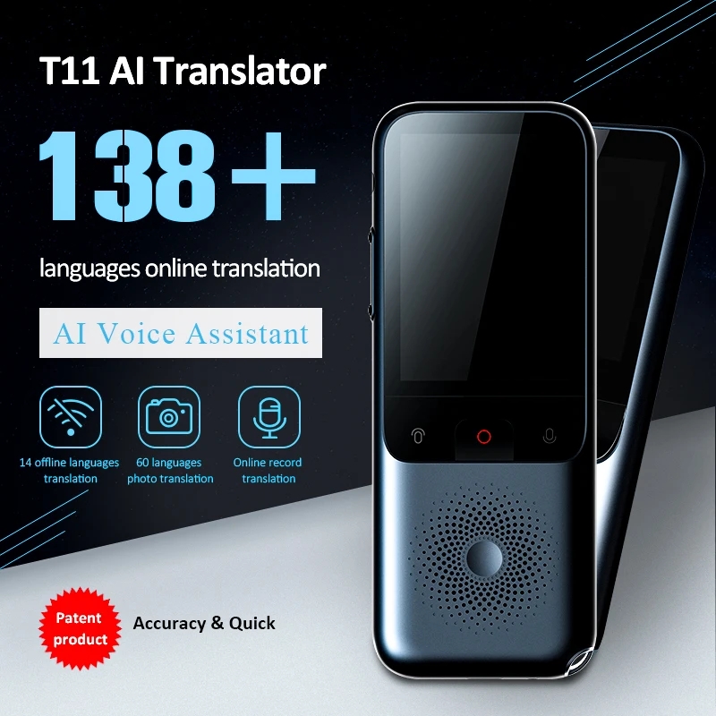 T11 T7 Portable Audio Translator 138 Language Smart Translator Offline