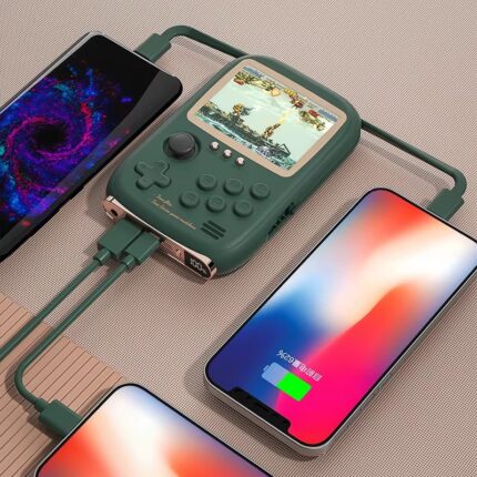 Ultra Clear 3.2 Inch Color Display 2023 New Handheld Game Console Power Bank