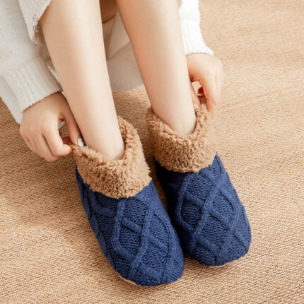 Thermal Mens Fluffy Slipper Socks