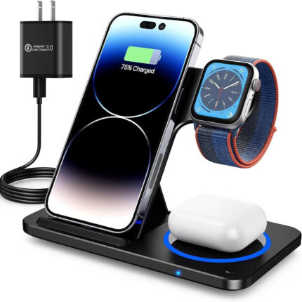 3 in 1 Wireless Fast Charger Stand