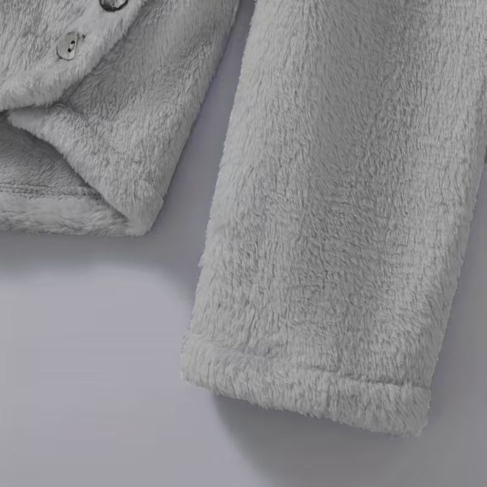 Cute Fleece Oversized Hooded Sweatshirt with Ears