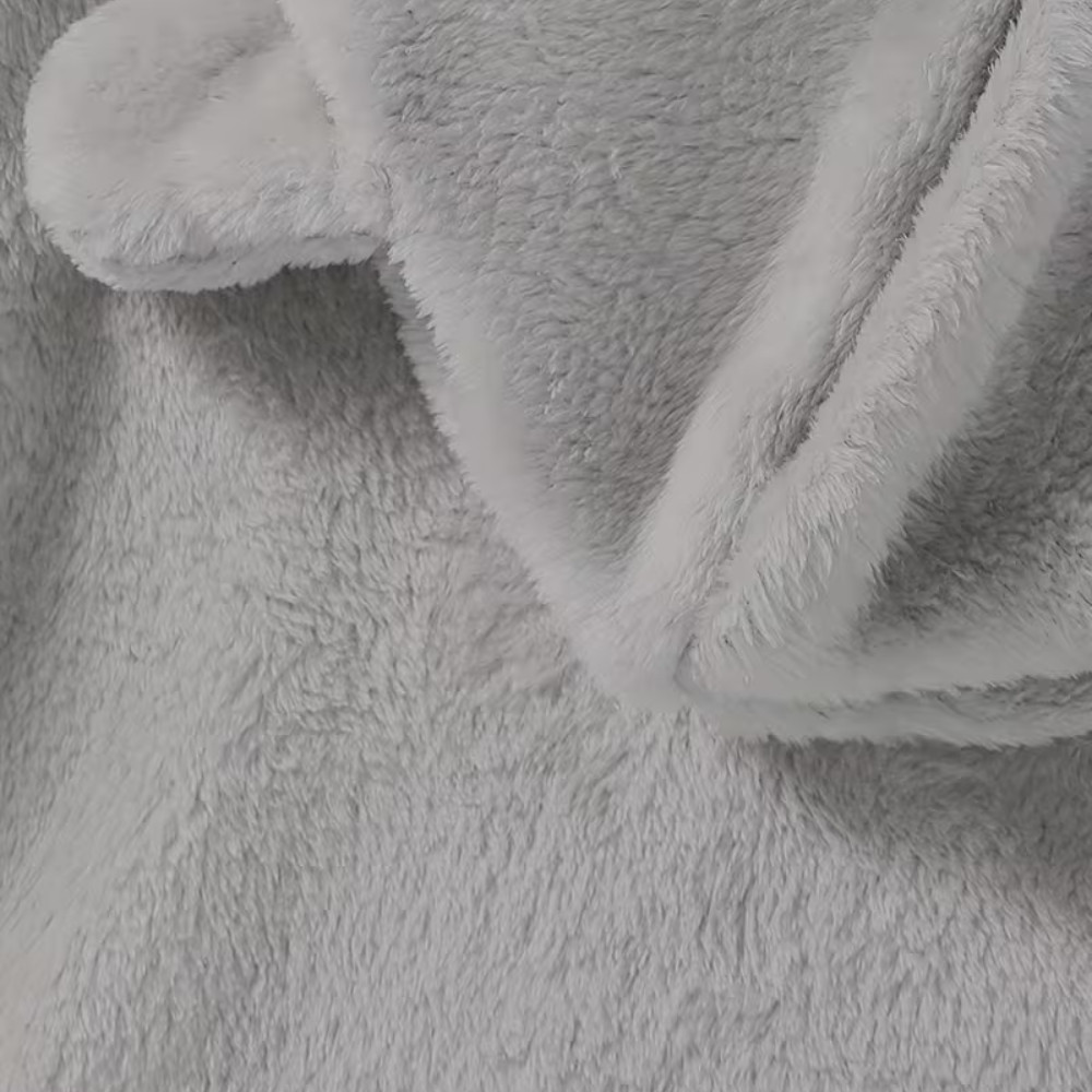 Cute Fleece Oversized Hooded Sweatshirt with Ears