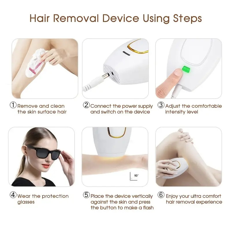 Laser Hair Removal Device for Women & Men