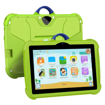 Cartoon Pattern Kids Tablet 7 Inch Quad Core 4GB RAM 64GB ROM Android Learning Education Games Tablets
