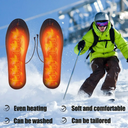 USB Heated Shoe Insoles Electric Foot Warming Pad
