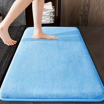 Super absorbent floor mat, super absorbent bath mat, super anti slip coral velvet bathroom floor mat, door mat