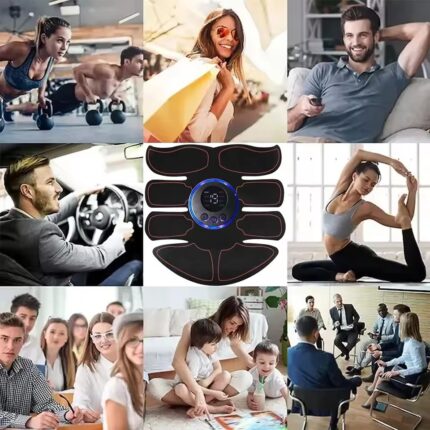 ABS Stimulator Muscle Toner EMS Muscle Stimulator Fitness Weight Loss