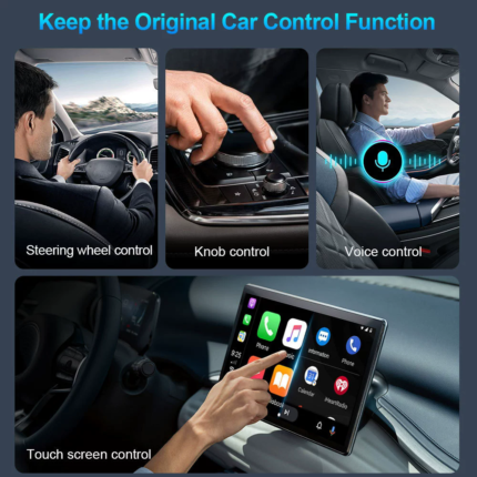 Wireless CarPlay AdapterWireless Android Auto Adapter 2 in 1 for Mazda Subaru Citroen Audi Mercedes Kia Ford Opel