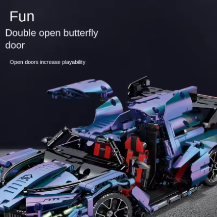 1:14 Technical Racing Sport Car Model Building Blocks 1108pcs Bricks MOC City Vehicle Supercar