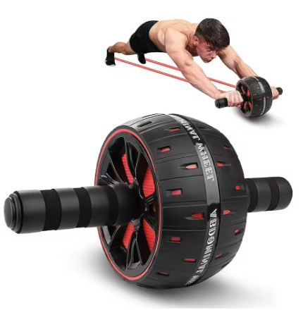 Big Ab Roller for Abs Workout Ab Roller Wheel Exercise Equipment For Core Workout Abdominal Wheel Roller For Home Gym Muscle