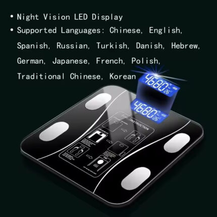 Special electronic scale for body management and fat loss, smart mode, Bluetooth body fat scale, home weight scale, ultra-precis