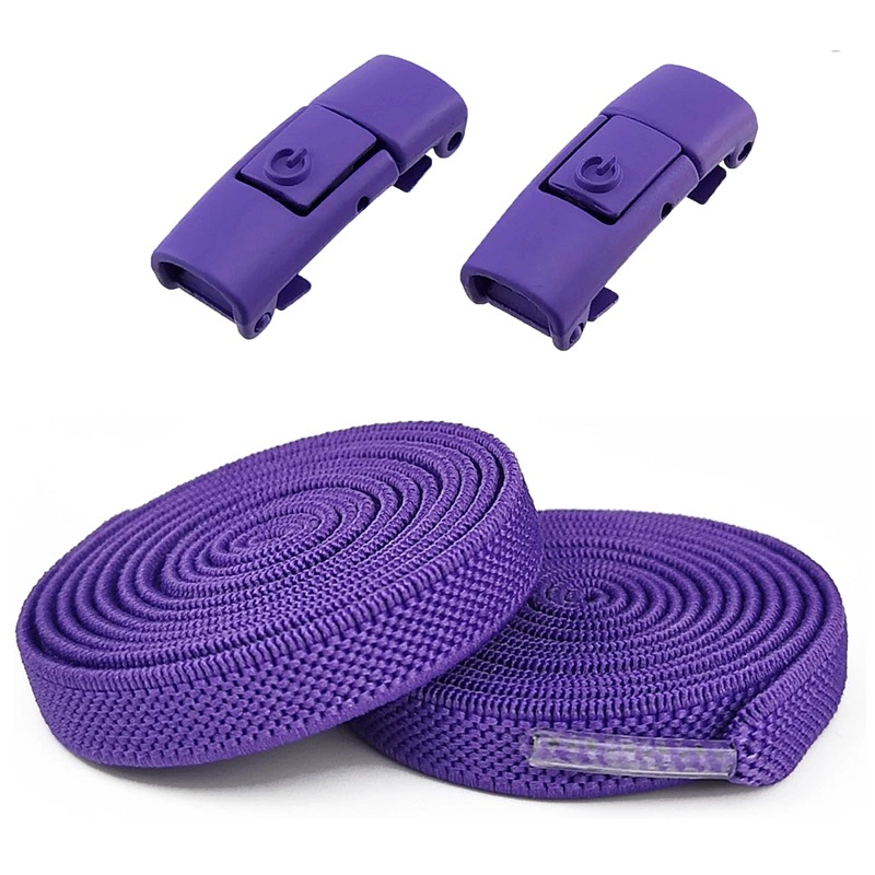 No-Tie Elastic Shoelaces – Adjustable, Secure & Hassle-Free Fit