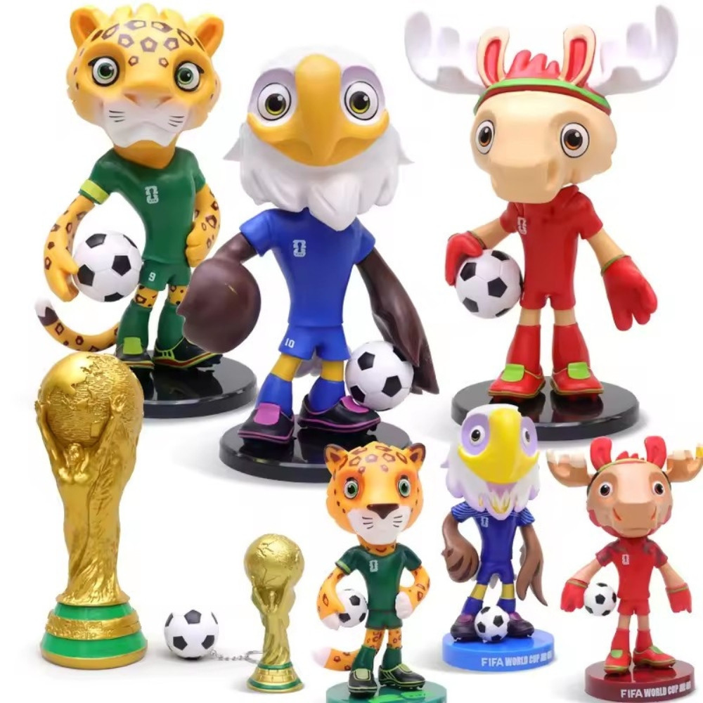 Panini 2026 Soccer Mascot Jaguar Figure Collectible Gift