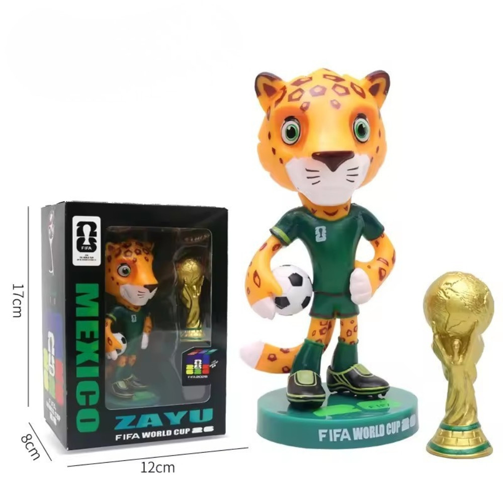 Panini 2026 Soccer Mascot Jaguar Figure Collectible Gift