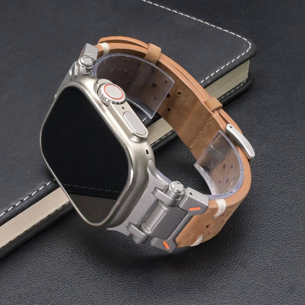 Luxury Leather Band for Apple Watch