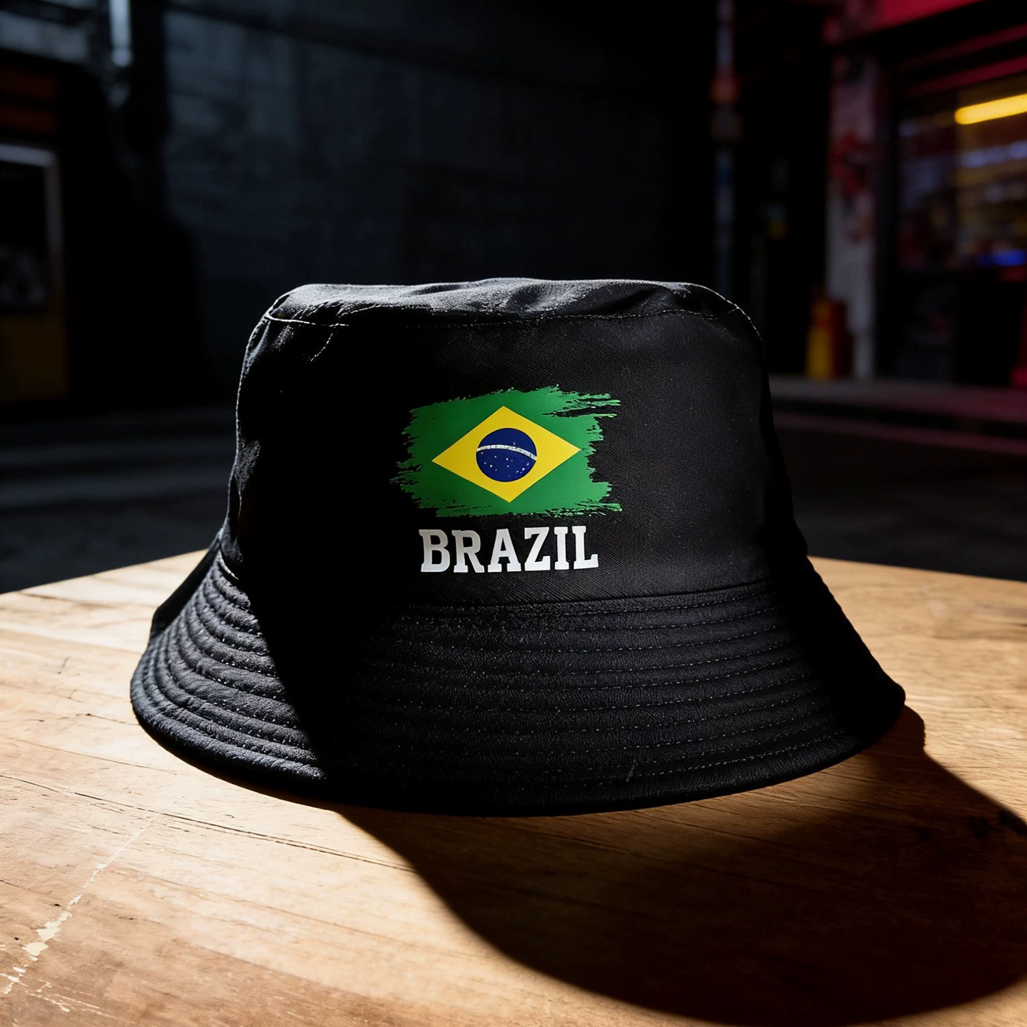 World Cup Flag Bucket Hat Double-Sided Soccer Fan Cap