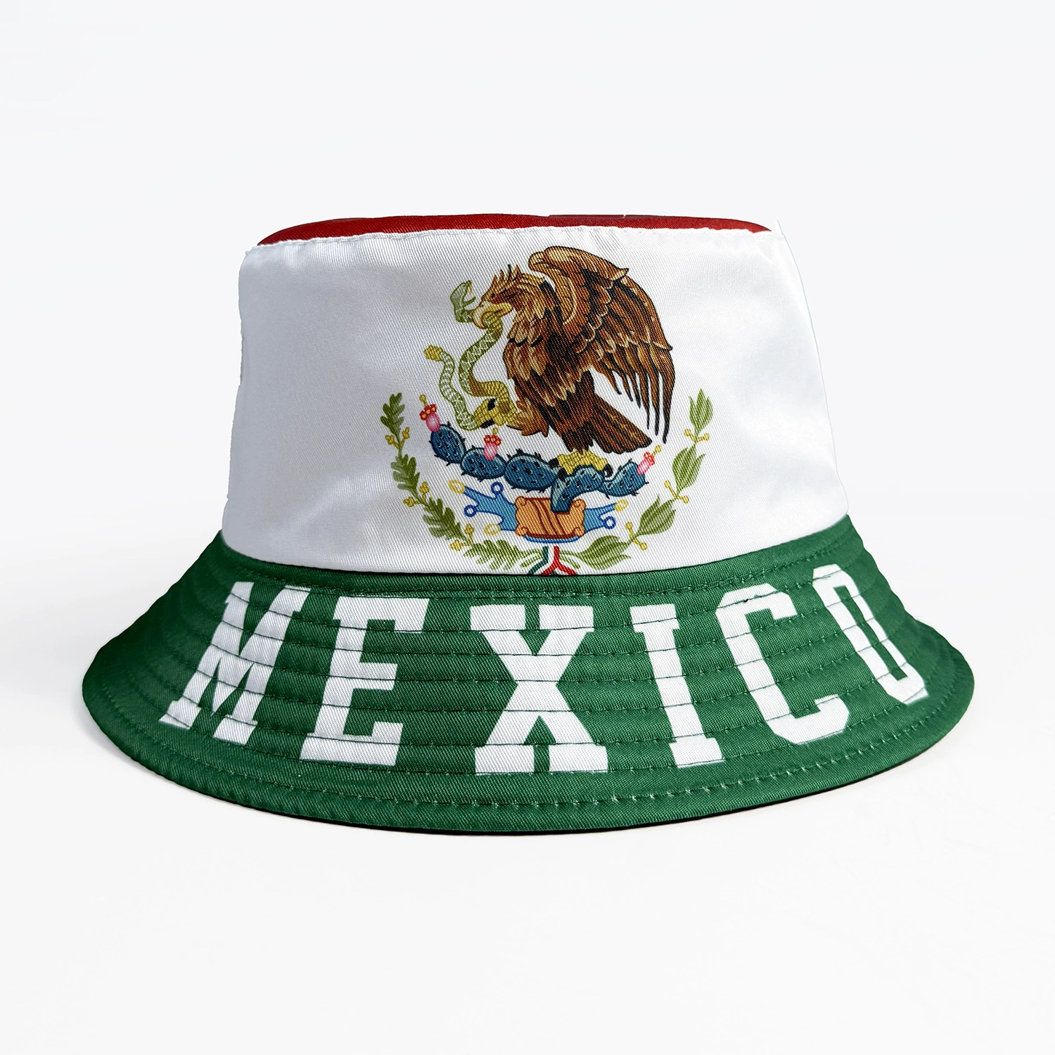 World Cup Flag Bucket Hat Double-Sided Soccer Fan Cap