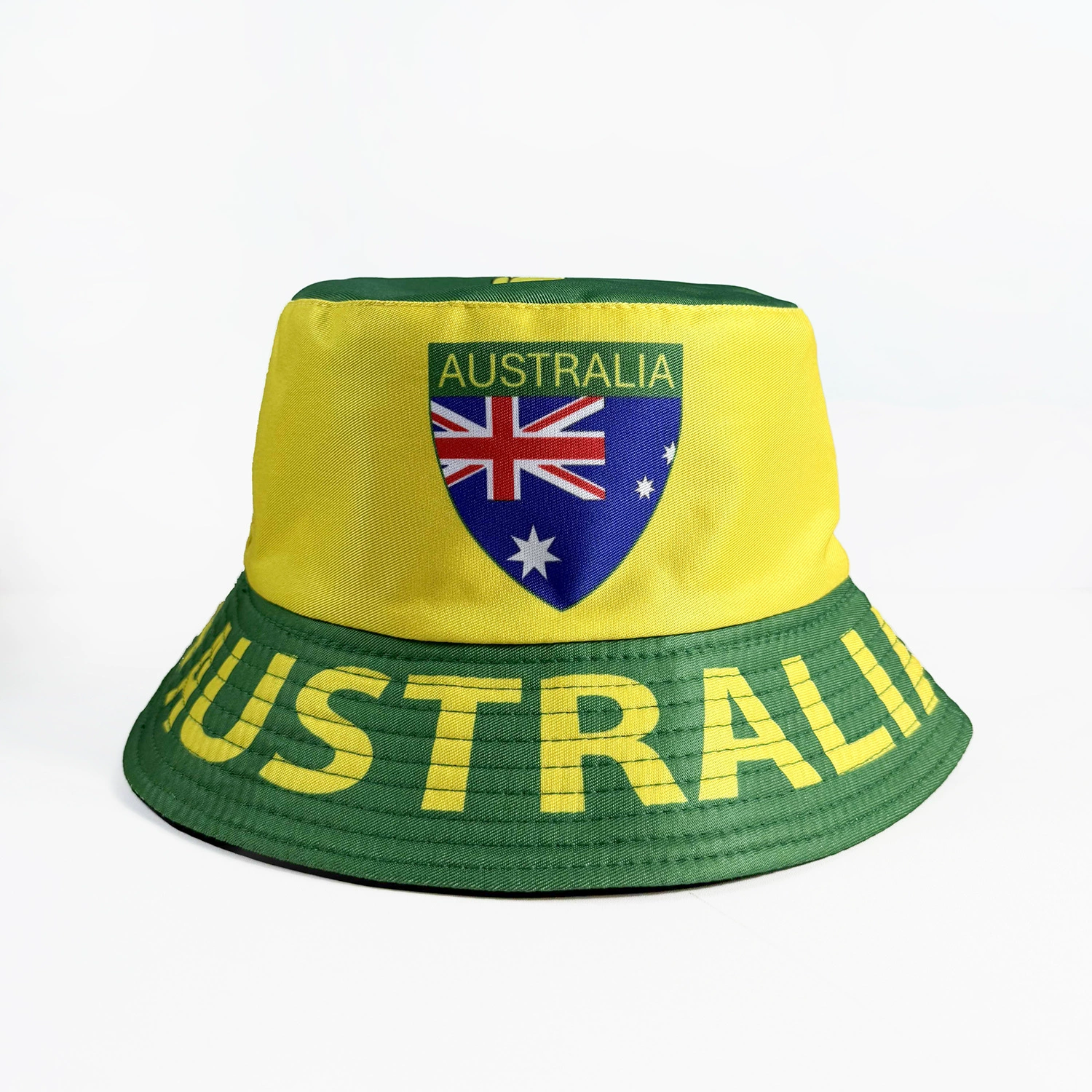 World Cup Flag Bucket Hat Double-Sided Soccer Fan Cap