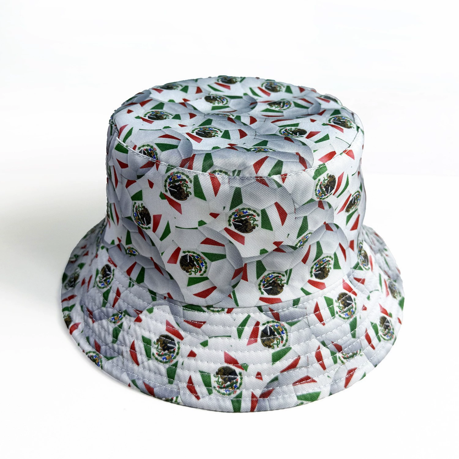World Cup Flag Bucket Hat Double-Sided Soccer Fan Cap