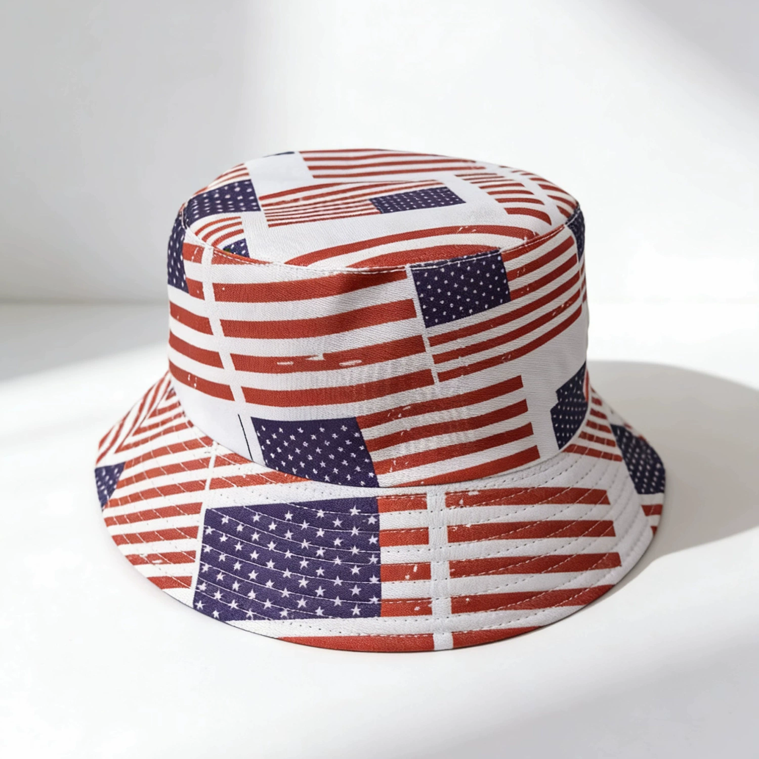 World Cup Flag Bucket Hat Double-Sided Soccer Fan Cap