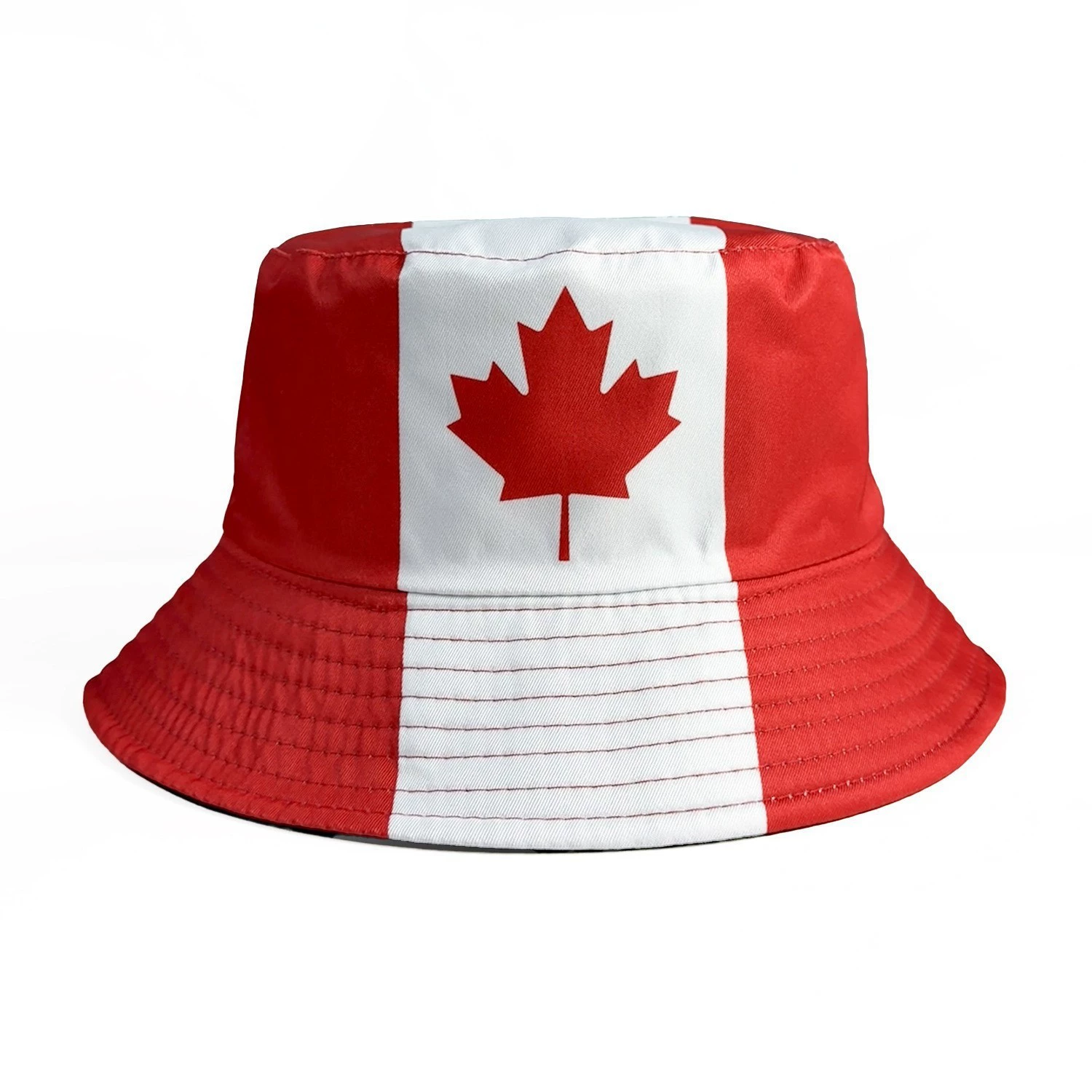 World Cup Flag Bucket Hat Double-Sided Soccer Fan Cap