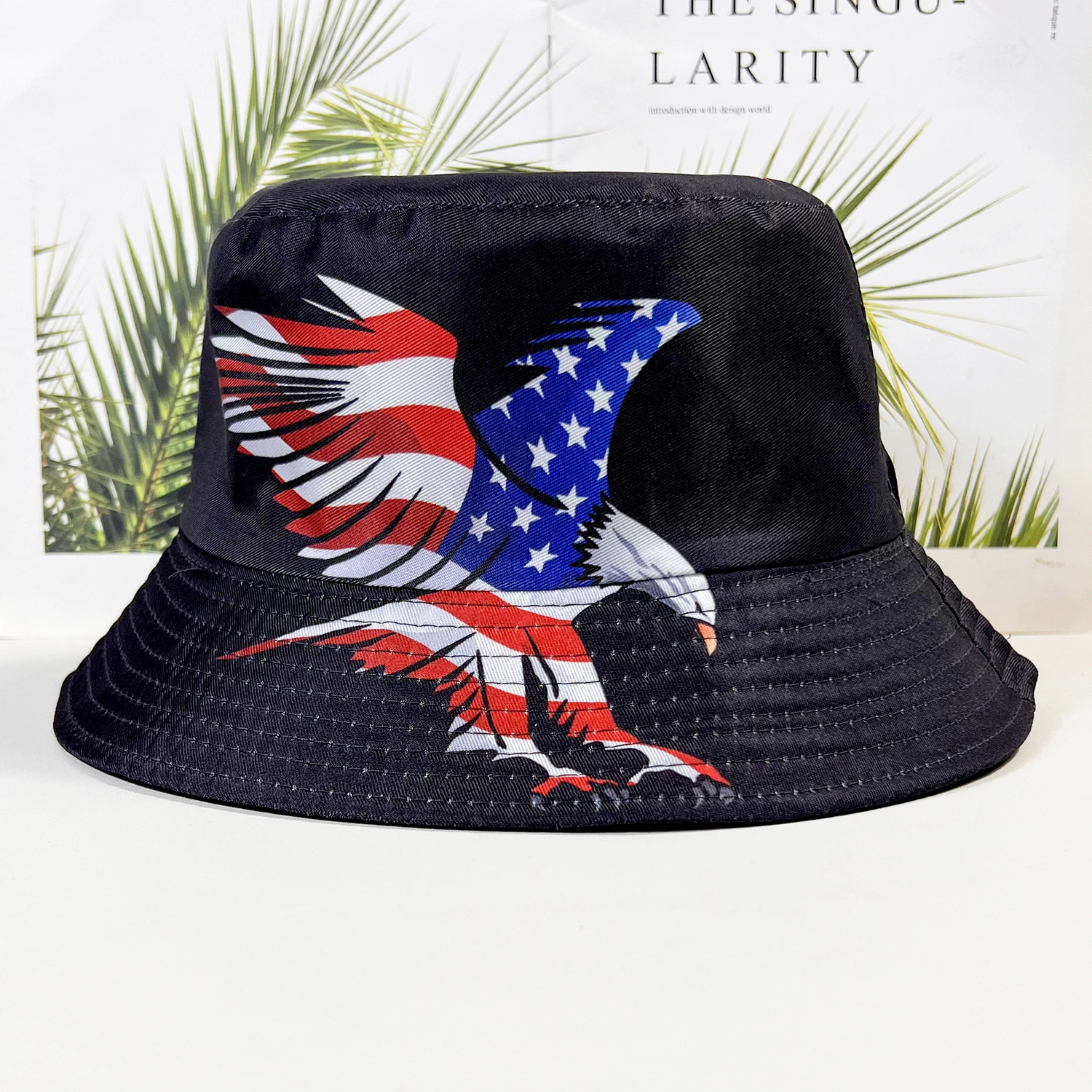 World Cup Flag Bucket Hat Double-Sided Soccer Fan Cap