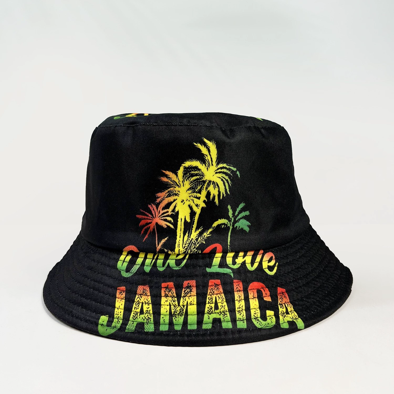 World Cup Flag Bucket Hat Double-Sided Soccer Fan Cap
