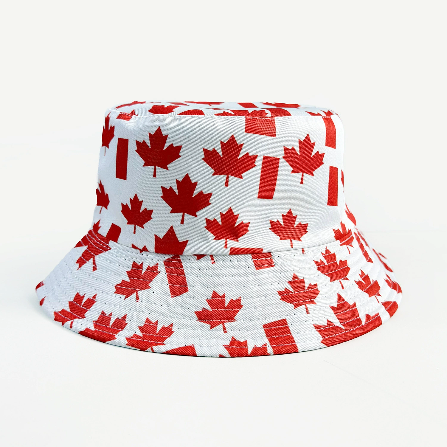 World Cup Flag Bucket Hat Double-Sided Soccer Fan Cap