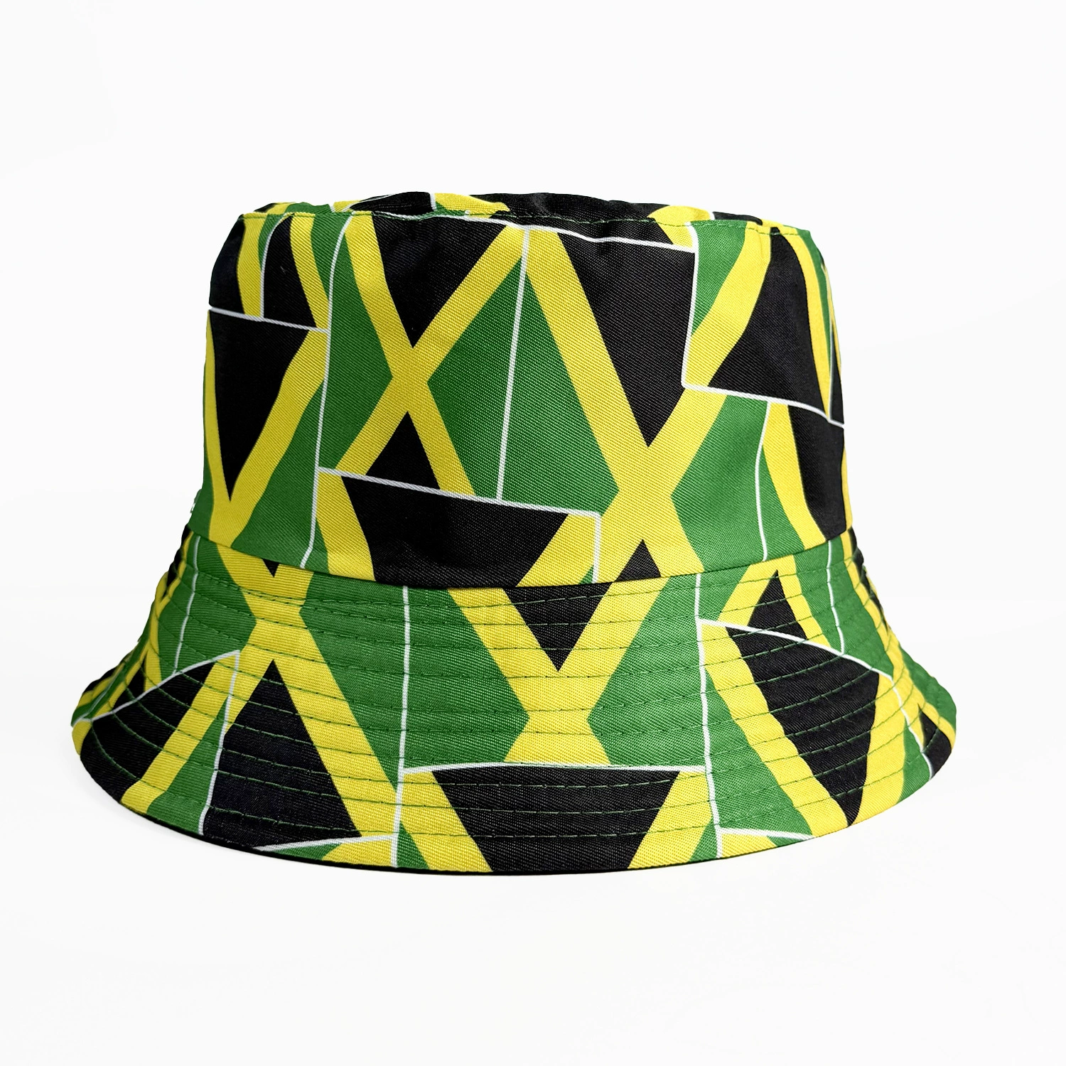World Cup Flag Bucket Hat Double-Sided Soccer Fan Cap