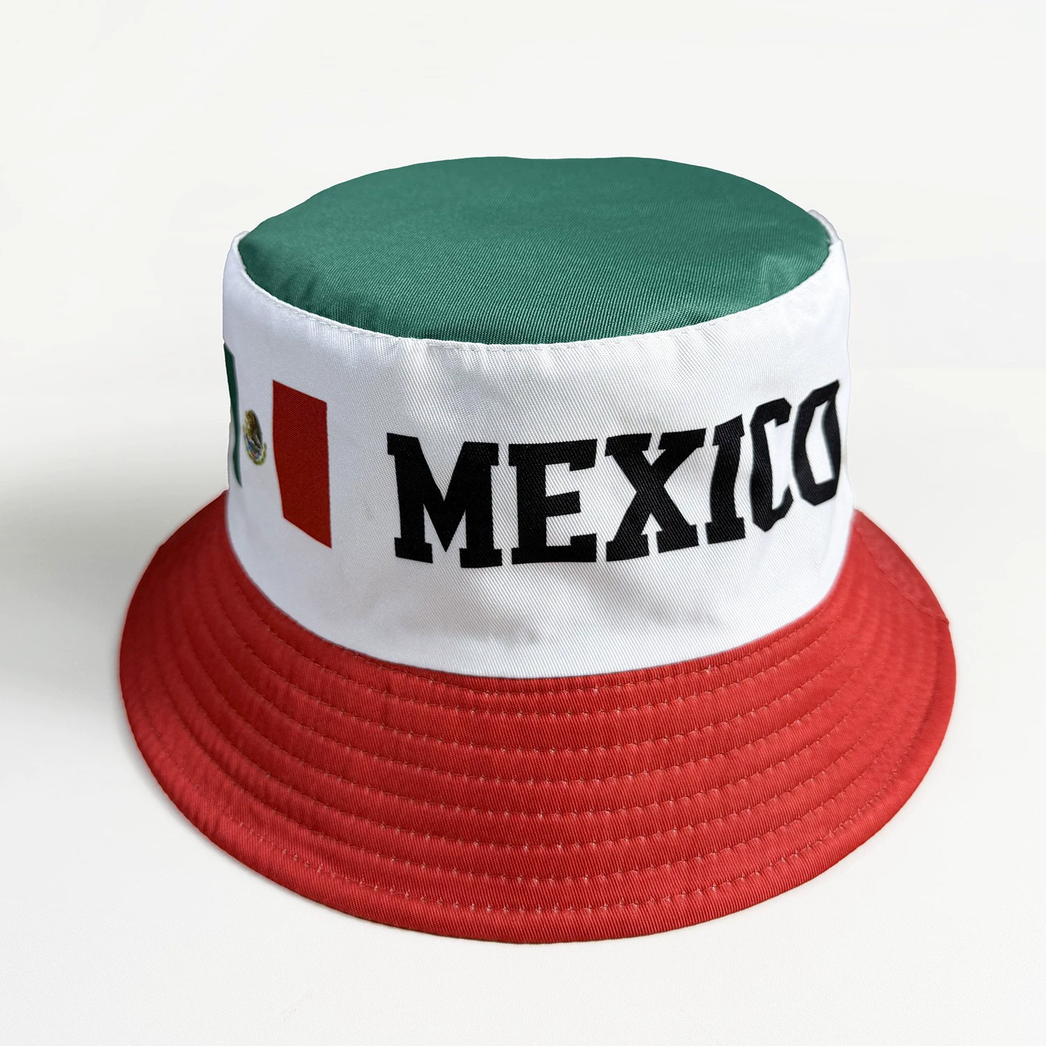 World Cup Flag Bucket Hat Double-Sided Soccer Fan Cap