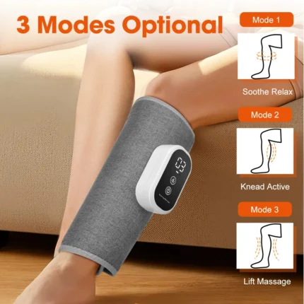 NEW Portable Leg Massage Airbag Compresstion Relax Foot Calf Muscle Eletric 360° Air Pressure Calf Massager Blood Circulation