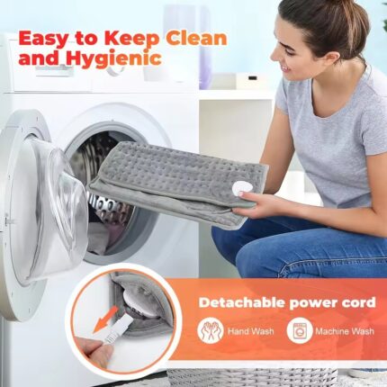 Adjustable Heated Foot Mat Electric Warmer Portable Machine Washable Heating Pad Use Winter Gift Idea Cold Weather Essential