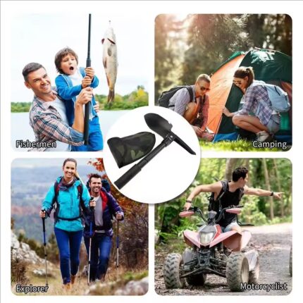 Camping Tent Outdoor Shovel Foldable 5in-1 Portable Truck