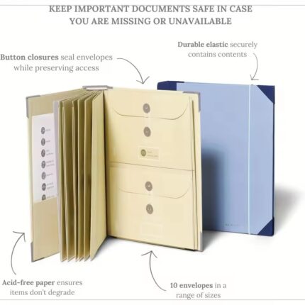 Multifunctional binder organizer,folio folders with label pockets,document organizer for personal,school and office file storage
