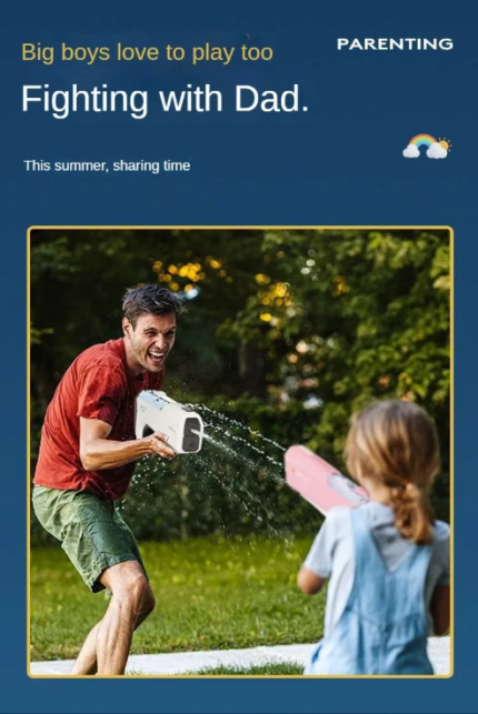 Automatically Water High Pressure Electric Water Gun Toys for Kids Summer Outdoor Pool Fight Games Children Water Toys Gif