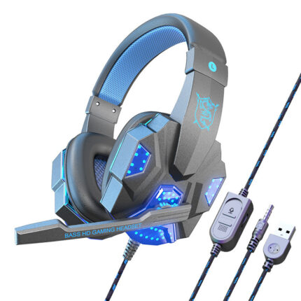 Wired PS4/PS5/Xbox/Smartphone/PC Headset Gaming Headset 120° Adjustable Gamer Headset with Noise Cancelling Microphone