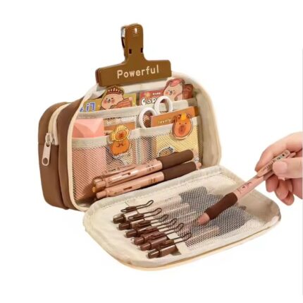 Nine-layer Pen Case Large Capacity Dirt-resistant High Appearance Level Multi-functional Stationery Box Pen Case