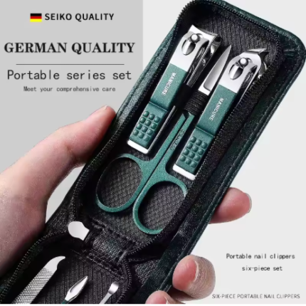Nail Scissors Set Household High End Mens And Womens Special Nail Clippers Manicure Beauty Tools 6 Piece Portable Household