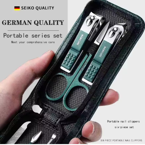 Nail Scissors Set Household High End Mens And Womens Special Nail Clippers Manicure Beauty Tools 6 Piece Portable Household
