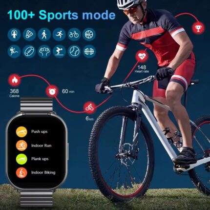New Smart Watch TWS 2-in-1 Bluetooth Earphones HIFI 9D Sound Quality Bluetooth Call For Men and Women Sports Smartwatches