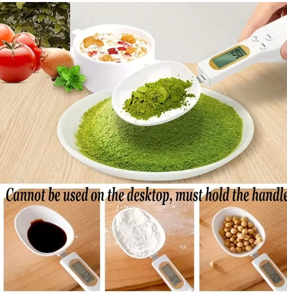 Mini Spoon Scale Digital Kitchen Scale Electronic LCD Food Scale 0.1-500g Cooking Flour Milk Coffee Powder Weight Measure Spoon