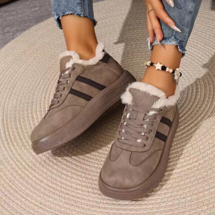 2025 Winter New Women's Fleece-lined Casual Shoes Waterproof Comfortable Warm Slip-resistant Durable Free Shipping Women's Shoes