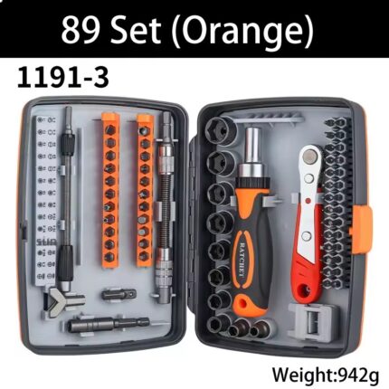 68-in-1 Ratchet Screwdriver Set, CRV Steel Precision Tool Kit for Home Repair, Eyeglass & Phone Screen Fix, Laptop/Computer Disa