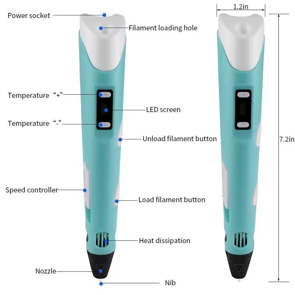 3D Printing Pen for Kids – Fun Creative DIY Drawing Set