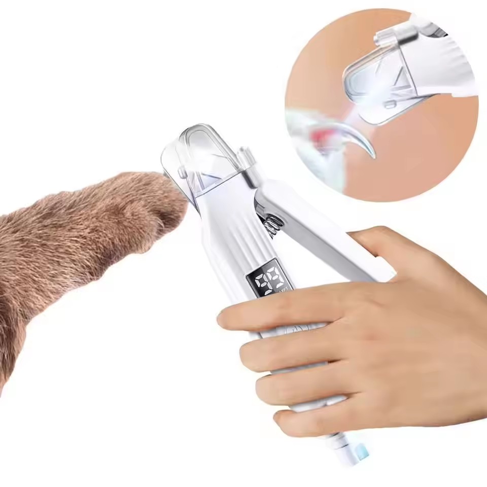 Pet Nail Grinder & Clipper – Safe & Painless Nail Trimming Tool for Dogs & Cats